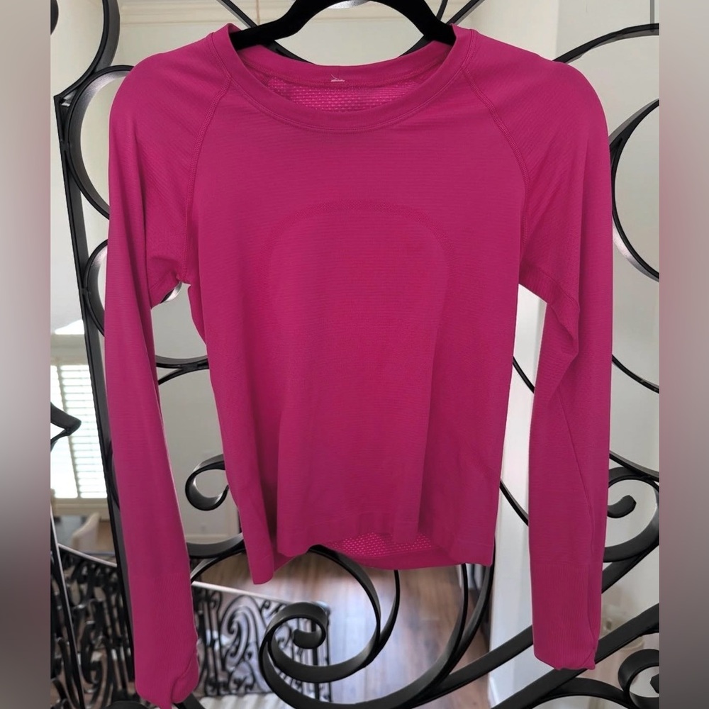 Lululemon long sleeve swiftly tech SONIC PINK